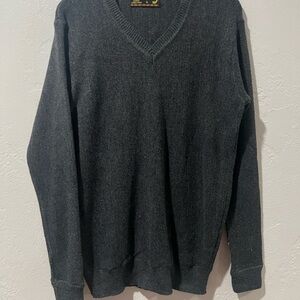 Artevivo Miapu men's grey alpaca wool sweater, size XL